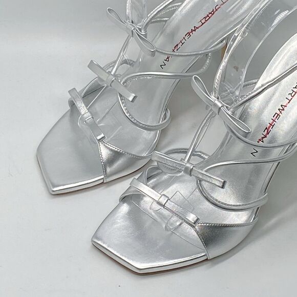 Stuart Weitzman Bow Strappy Sandals size 8.5 - Picture 5 of 11
